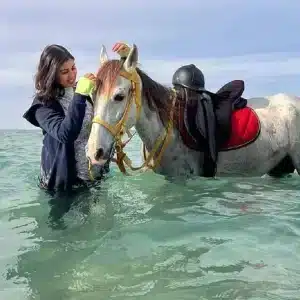 купание на лошадях в море Хургада экскурсия